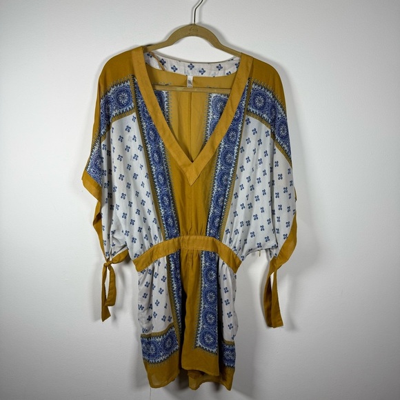 Free People Santa Cruz Kimono Short Mesh Dress Size XS - Picture 2 of 13